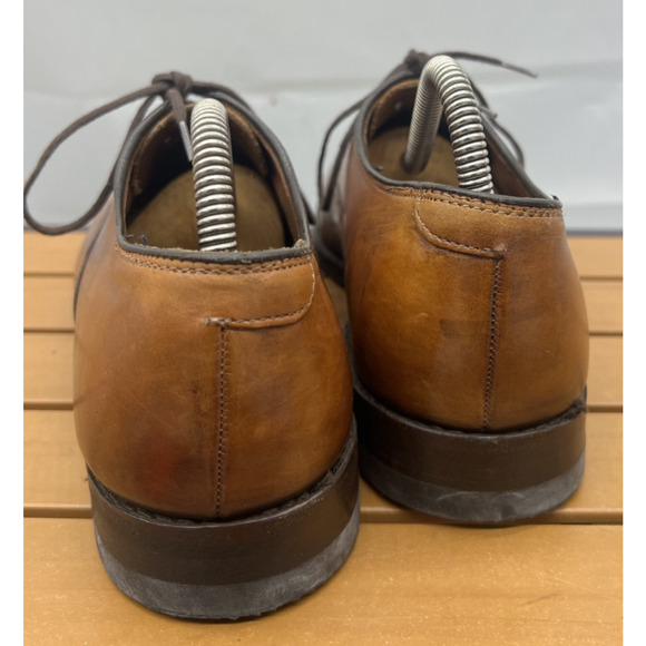 Brooks Brothers Brown Cap Toe Oxford Leather Dress Shoes Size US 9 D New Soles